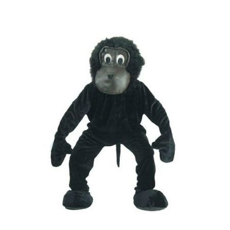 Scary Gorilla Mascot Costume Set - Adult (one size fits most)