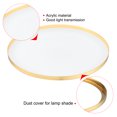 thumbnail image 4 of Unique Bargains 5.6 Inch Inner Dia. Lampshade Diffuser, 2 Pieces Dustproof Dust Protection Cover Acrylic Board for Barrel Lamp Shade, 4 of 6