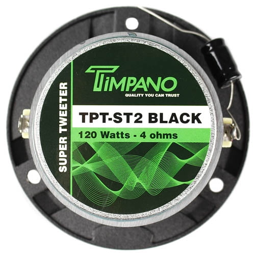 4x Timpano TPT-ST2 Black Bullet 4” Pro Super Tweeter 4 ohm Titanium 480 Watts 