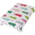 thumbnail image 5 of SKYSONIC Christmas Tree Tablecloth Waterproof Washable Polyester Square Table Cover Durable Tablecloth for Kitchen Dining Table Party Decor (60 X 60 Inch), 5 of 7