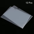 thumbnail image 3 of Uxcell A5 Clear Document Pouch Plastic L Type Folders, Transparent 12 Pack, 3 of 6