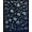 Blue, Pattern 1, variant on ODIKA 4'x6' Machine Washable Non-Slip Area Rug, Midnight Bloom Hallway Accent High Traffic Rug, White, 217553