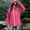 Hot Pink, variant on Women's Waterproof Hooded Rain Jacket Lightweight Breathable Outdoor Hiking Coat with Drawstring Pockets Windproof Sun Protection Hot Pink XL(XL)