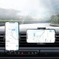thumbnail image 3 of Car Phone Mount Holder Hands Free Air Vent Car Phone Holder 360°Rotating Phone Stand Durable Adjustable Phone Holder Bracket For 4.7-6.7 Inches Smart Phones Bent rod model, 3 of 5