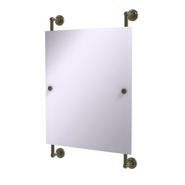 Miroir Rectangulaire Sans Cadre Monté sur Rail