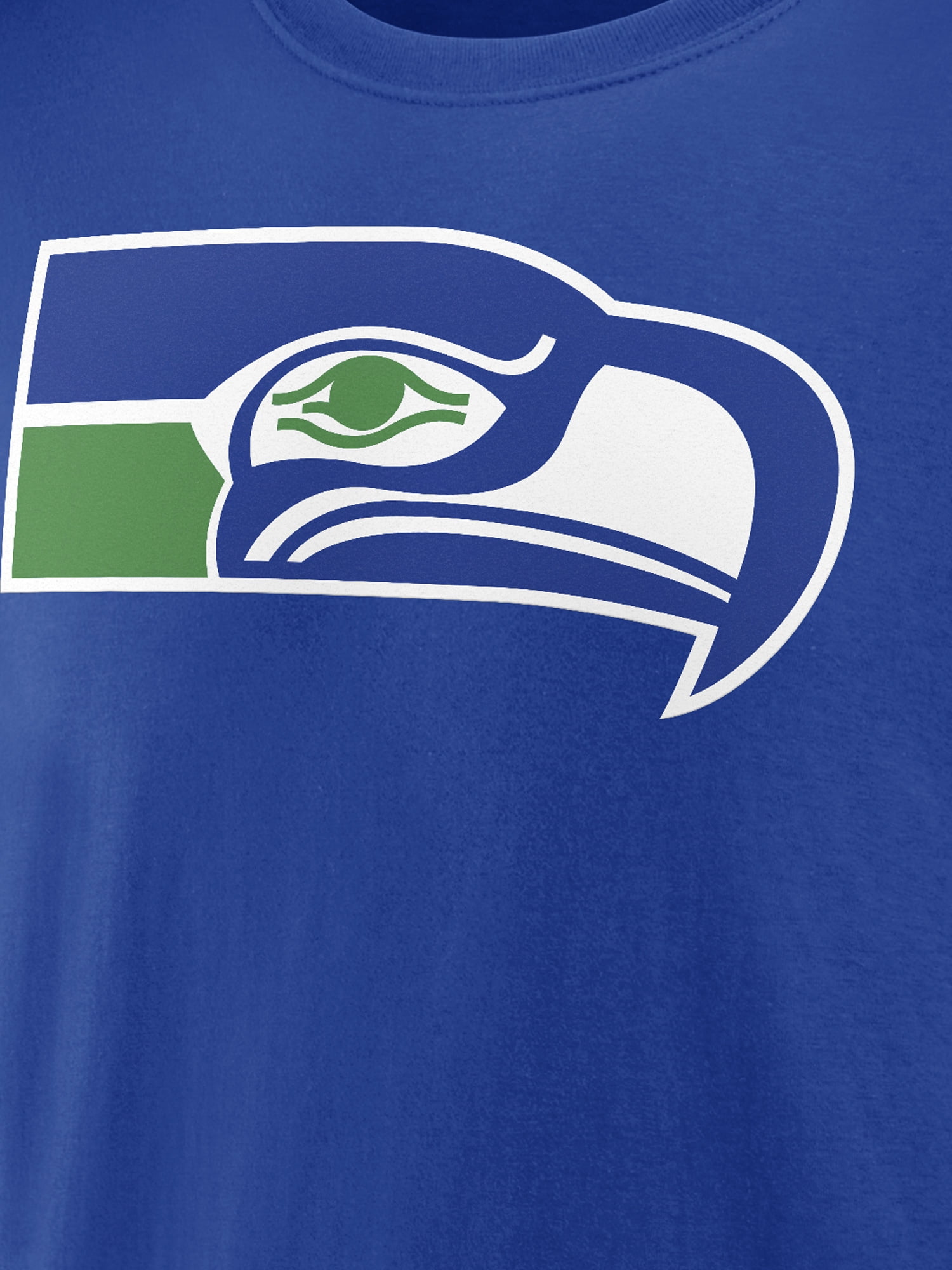 NFL Seattle Seahawks Men's Cotton Blue Short Sleeve T-Shirt