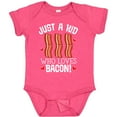 thumbnail image 3 of Inktastic Just a Kid Who Loves Bacon Boys or Girls Baby Bodysuit, 3 of 5