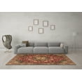 thumbnail image 3 of Ahgly Company Indoor Rectangle Medallion Brown Traditional Area Rugs, 8' x 10', 3 of 4