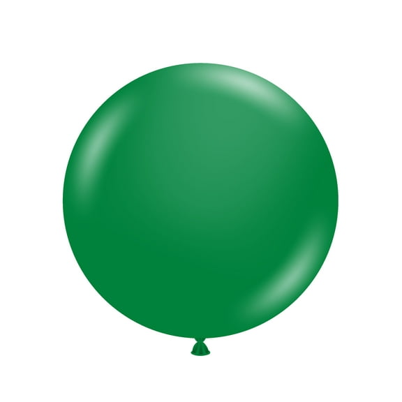 Tuf-Tex 17" Emerald Green Latex Balloons (50 ct)