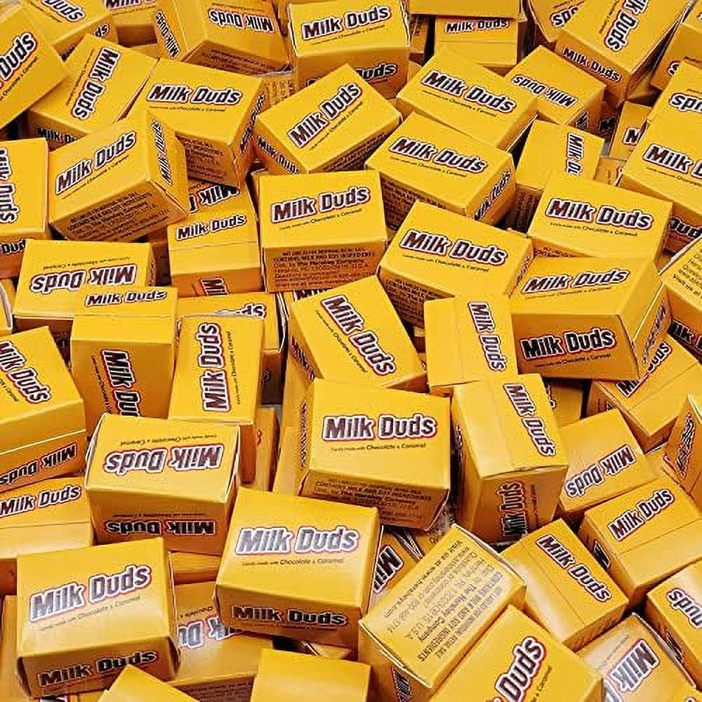 Milk Duds Chocolate & Caramel Snack Size Candies 5 Pounds Approx 160 Pieces - Chocolate Milk Candy Dish Individually Wrapped - Snack Box, Bulk Candy, Soft Caramel, Chewy Milk Candy, Candy Snacks, Gro