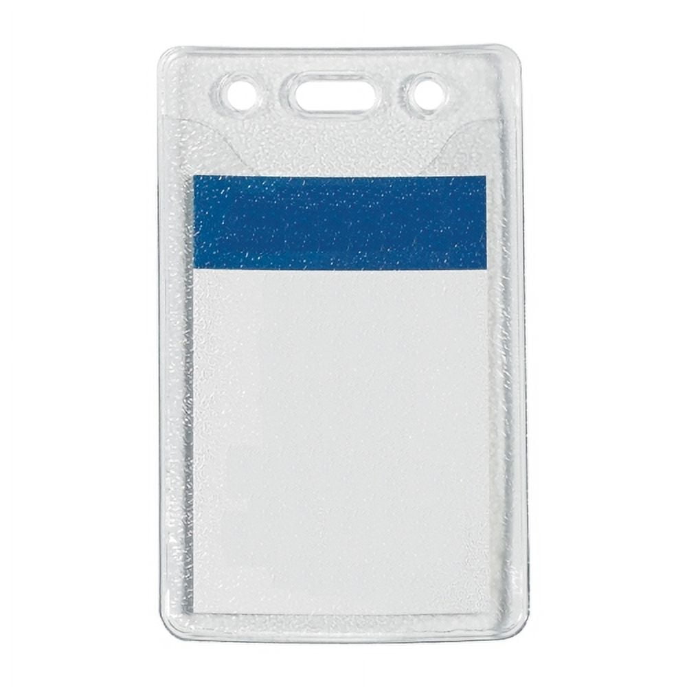 Pre-Punched Badge Holders 2" X 3" (100 Per/Case)