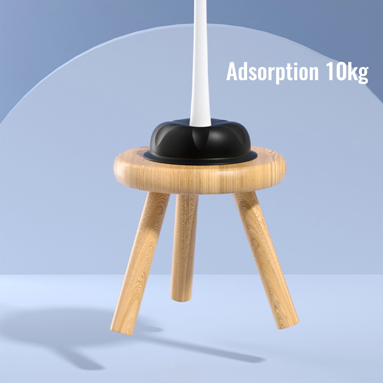 BIBABLYKE Toilet Plunger and Toilet Bowl Brush Combo No Dead Corner Cleaning Brush with Holder Bathroom Toilet Cleaning Tools