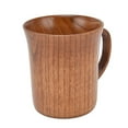 thumbnail image 3 of Wooden Mug, 280ml Ergonomic Drinking Cup Reusable With Handle For Office Tea Coffee Water, 3 of 8