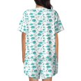 thumbnail image 4 of Womens Pajama Sets With Pocket, Utensiles Lounge Sets Short Sleeve Sleepwear PJ Sets for Women, 4 of 6