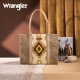 thumbnail image 7 of Wrangler Aztec Tote Bag for Women Western Shoulder Purse Top Handle Handbag Stylish and Functional Aztec Design， Tan, 7 of 7