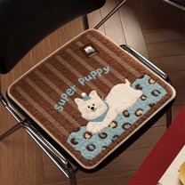 Dmlowu Square Seat Cushion Chair Pads for Dining Chairs, Soft Comfortable Chair Cushions for Kitchen Living Room Student Apartment, 14x14" Breathable Chair Pads