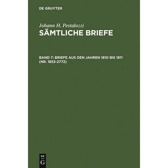 Briefe aus den Jahren 1810 bis 1811 (Nr. 1853-2772), (Hardcover)