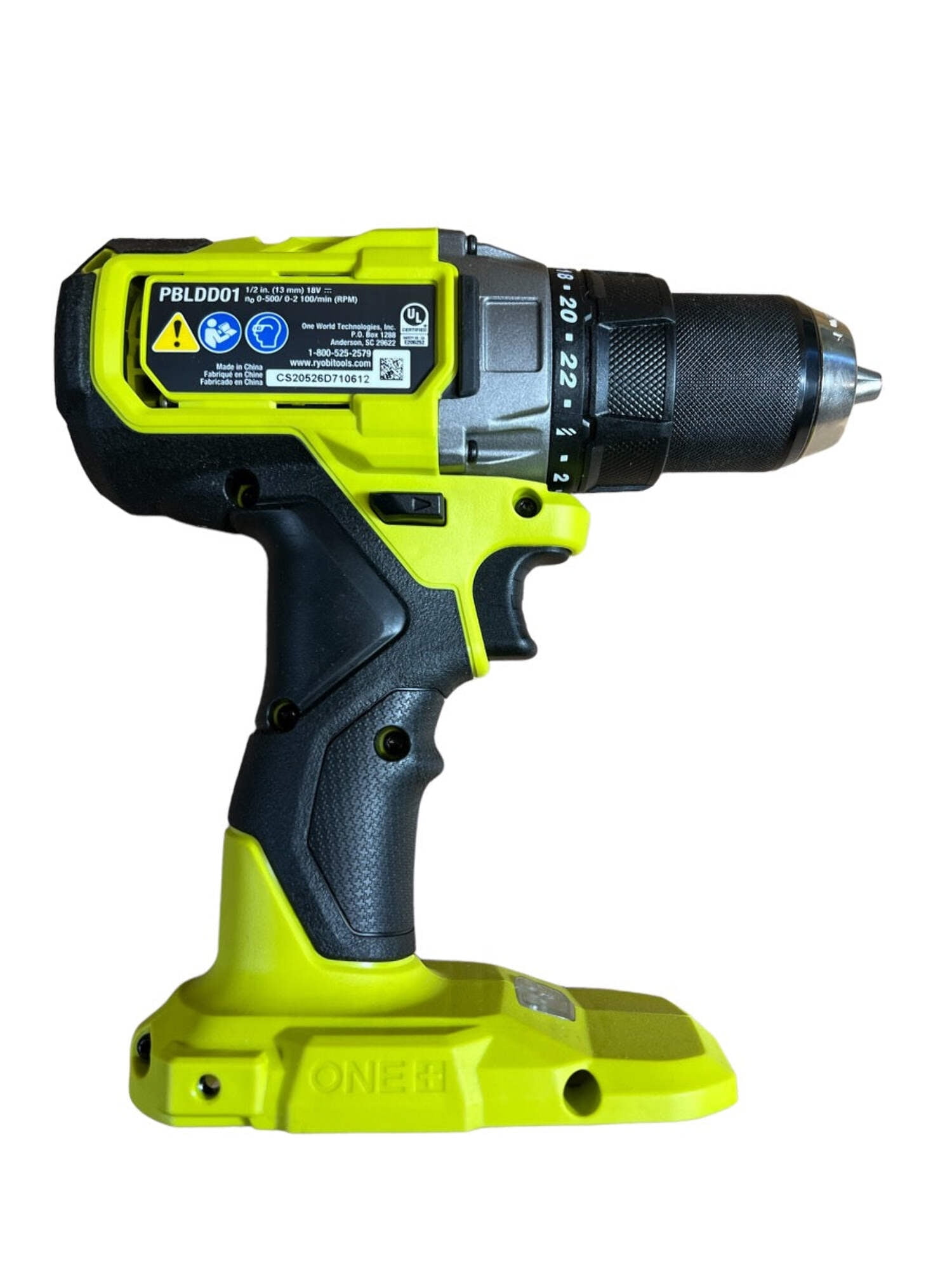 18-Volt ONE+ HP Brushless Cordless 1/2 in. Drill/Driver (Tool Only)