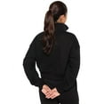 thumbnail image 5 of Enzo Womens Funnel Neck Pullover Half Zip Sweatshirt Size S-XL, 5 of 5