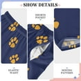 thumbnail image 6 of FORMRS Kids Pajama Pants with Pockets Size 9-10Y Boys Lounge Sleep Bottoms, Dog Paw Pattern, 6 of 8
