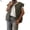 Grey, variant on Sleeveless Wool Blend Casual Gilet for Women, Collared Open Front Cap Sleeve Vest, Everyday Warm Layering Outerwear, 1 Piece, S-XL