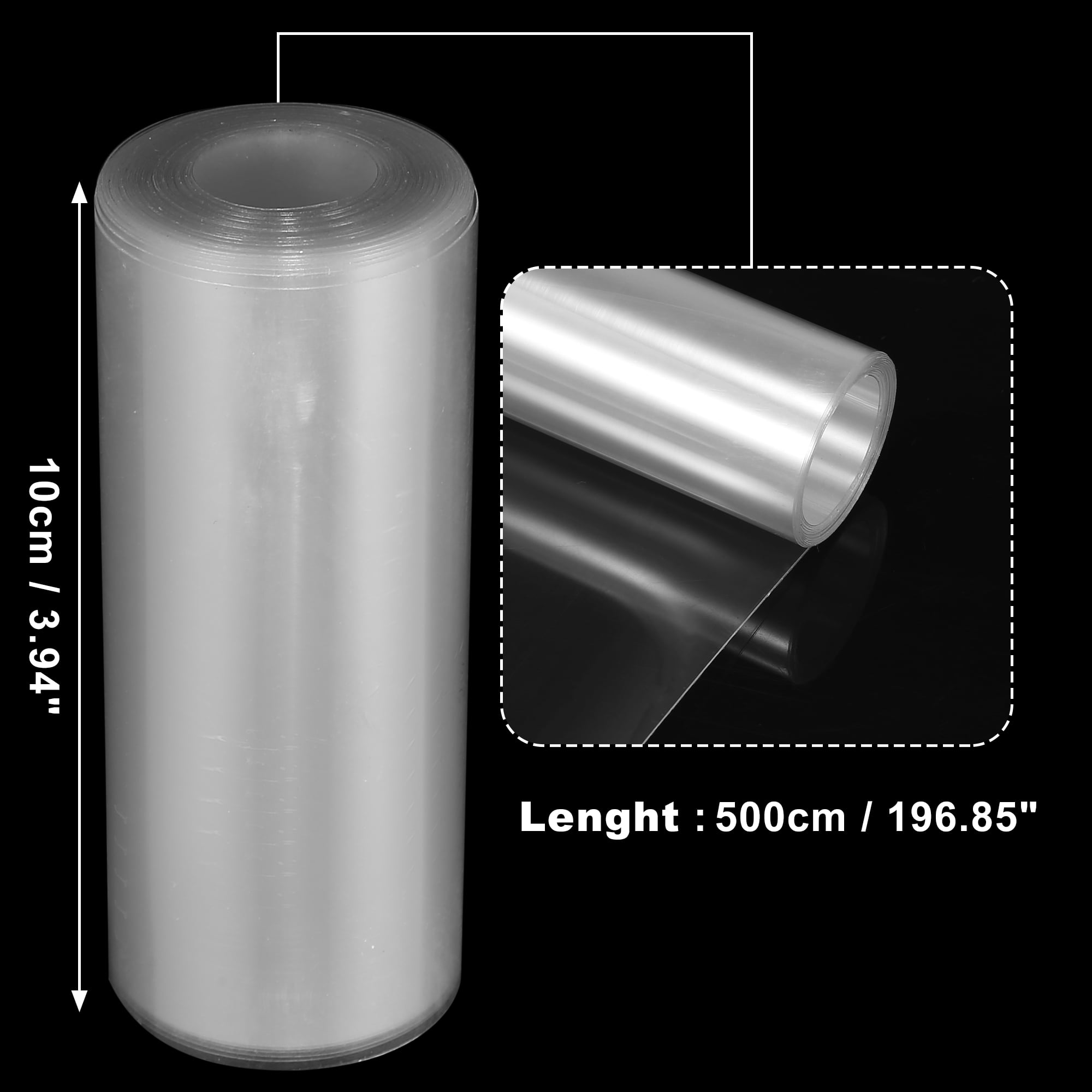 Unique Bargains Clear Vinyl Wrap Sheet Car Paint Protection Film Cover Decal 4" x 197"