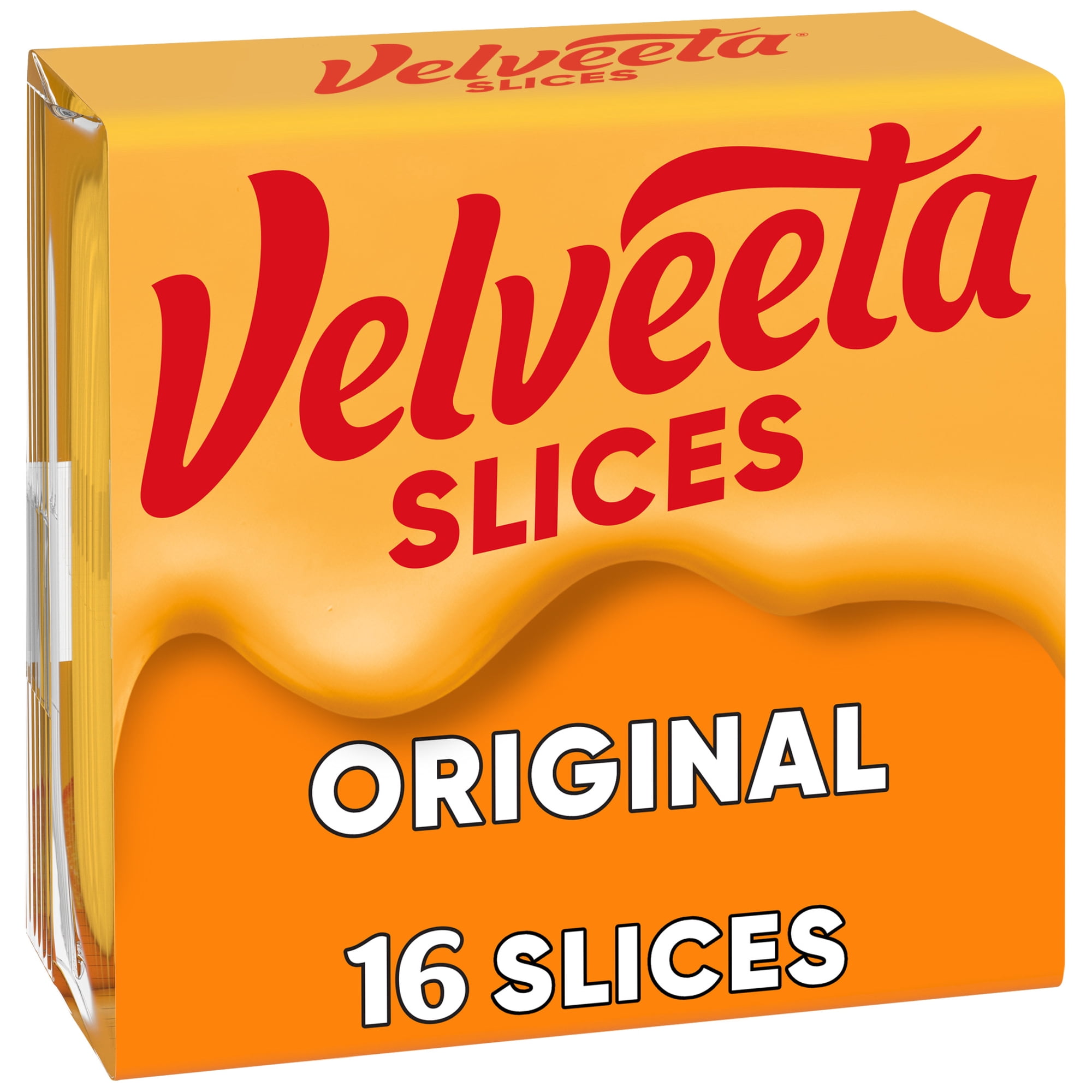 Velveeta Slices Original Cheese, 16 Count Pack