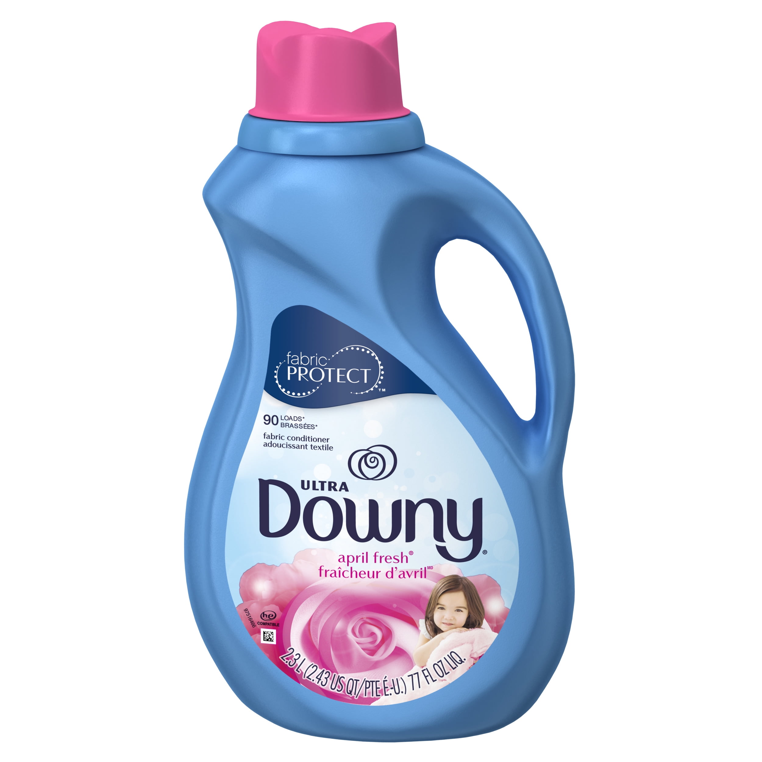 Downy April Fresh Liquid Fabric Conditioner (Fabric Softener), 77 fl oz 90 loads