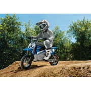 Razor MX350 Dirt Rocket - أزرق، 24 V دراجة ترابية كهربائية مصغرة، تصل إلى 14 ميلا في الساعة، للأطفال الذين تتراوح أعمارهم بين 8+