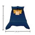 thumbnail image 4 of Edredón Duvet Santorini Matrimonial Castelog Marino/Gris Medio, 4 of 4