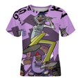 thumbnail image 4 of Gorillaz Kid Shirts Unisex Casual Tops 3D Print Graphic Tees Short Sleeve T Shirts for Boys Girls 160CM, 4 of 8
