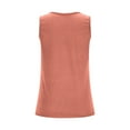 thumbnail image 5 of EchfiProm Womens Winter Tops Pink Velvet Undershirts Warm Solid Sleeveless Pullover Slim for Women, 5 of 9