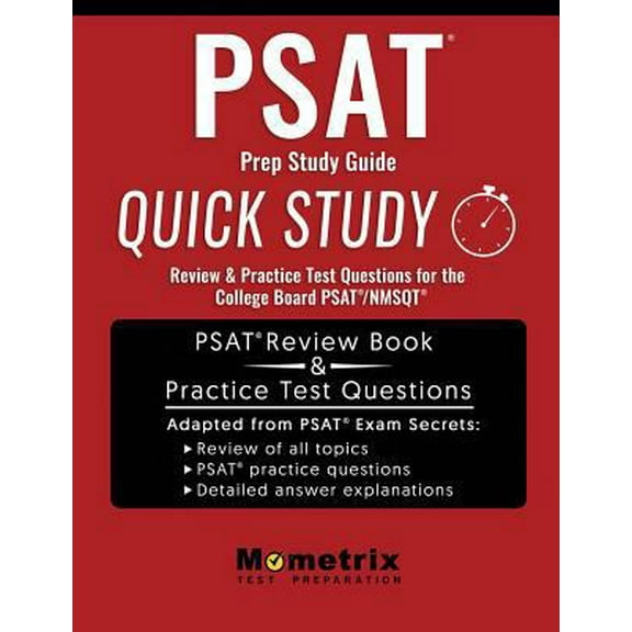 Pre-Owned PSAT Prep Study Guide: Quick Study Review & Practice Test Questions for the College Board PSAT/NMSQT (Paperback) 1516707362 9781516707362