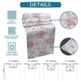 thumbnail image 6 of Pink Blue Coastal Table Runner 70 Inches, Summer Beach Coral Sea Turtle Starfish Bed Runner Dresser Scarves Tabletop for Indoor Outdoor Parties/Ceremony/Banquet, 13" x 70", 6 of 9