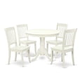 thumbnail image 2 of East West Furniture Dining Room Set Linen White, ANDA5-LWH-W, 2 of 6