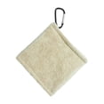 thumbnail image 3 of Toalla de golf Zulema con clip limpiador portátil de pelotas de golf Beige, 3 of 8