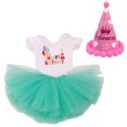 thumbnail image 1 of Traje de cumpleaños de princesa de muñeca de 18 pulgadas para ropa de muñeca americana Regalos para niños Verde claro Sunnimix Vestido de muñeca americana, 1 of 5