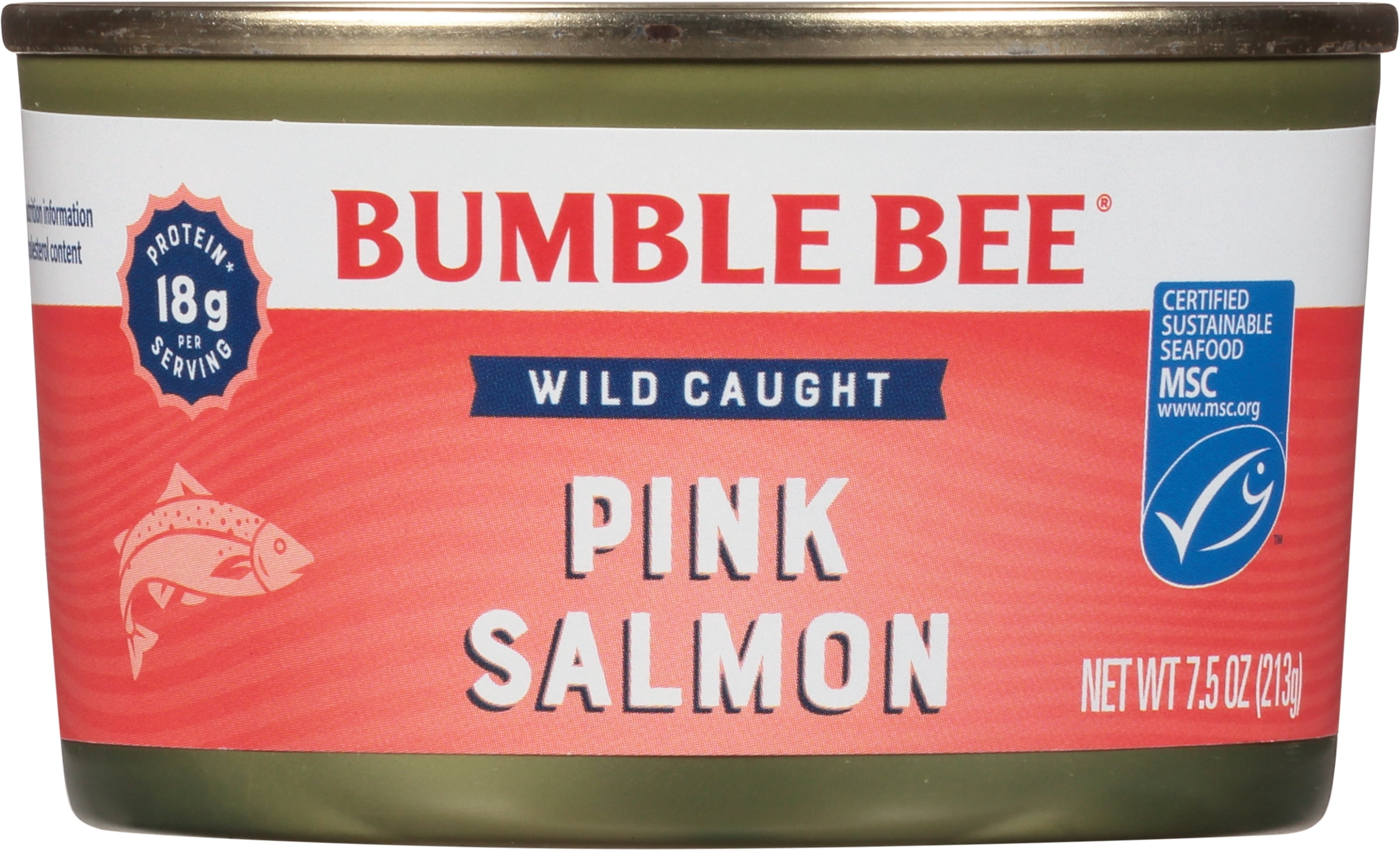 Bumble Bee Wild Pink Salmon 7.5 oz. Can