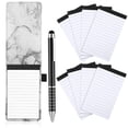 thumbnail image 1 of Juego de cuadernos de bolsillo Outus, 10 unidades, con soporte de piel sintética, 8 recambios, 1 of 6