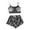 Dark Gray, variant on Weebloom Halloween Cute Pajama Sets For Women Sleeveless Vest Shorts Set Casual Print Home Wear Sleepwear Nightwear Pjs Loungewear Dark Blue Xl