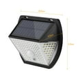 thumbnail image 2 of Lámpara de jardín solar Irfora 138LED Luz de sensor de movimiento solar Luz de pared solar al aire libre 3 modos de iluminación IP65 Luces de energía solar a prueba de agua para jardín Patio Irfora Lámpara de jardín solar, 2 of 5