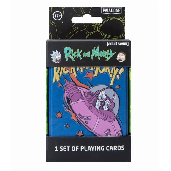 Rick and Morty Playing Cards Set – Official Deck, Collectible Gaming Cards