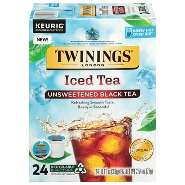 Twinings Brew Over Ice K-Cups for Keurig, Unsweetened Black Tea, 24 Count