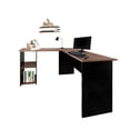 thumbnail image 2 of Escritorio En L Minimalista para Home Office con Repisas DECOMOBIL Escritorio En L Minimalista para Home Office con Repisas, 2 of 6