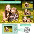 thumbnail image 3 of Zostuic Kids Digital Camera, FHD 1080P 48MP 16X Digital Zoom, Compact Mini Camera (Green), 3 of 7