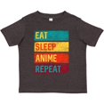 thumbnail image 3 of Inktastic Eat Sleep Anime Repeat Boys or Girls Toddler T-Shirt, 3 of 5