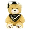 thumbnail image 2 of ​10in PhD Graduation Bear Plush - Cap & Scroll Stuffed Animal Academic Gift w/ Gown & Glasses (Gift-Ready Packaging)​​ Yellow, 2 of 9
