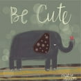thumbnail image 2 of Great Art Now Cute Elephant by Katie Doucette, Framed Wall Art, 14W x 14H, 2 of 3