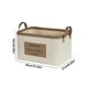 thumbnail image 3 of onlyliua para El Hogar Bolsas de Almacenamiento de Tela Plegables con Asas Cajas de Almacenamiento Cestas de Almacenamiento Organizar Juguetes Estantes de Libros Cestas de Almacenamiento de Armario H, 3 of 7