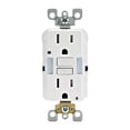 thumbnail image 1 of GFCI Outlet Leviton SmartLockPro, 15 A, 125 V, dúplex, blanco, paquete de 1, 1 of 3